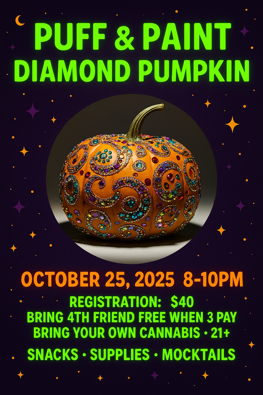 Diamond Art Pumpkins