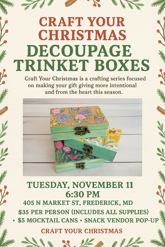 Decoupage Trinket Boxes