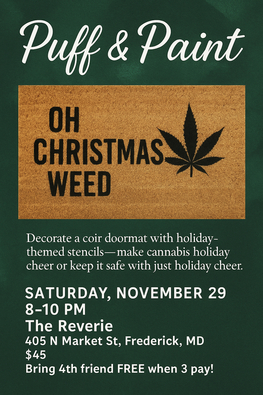 Puff and Paint: Holiday Doormat