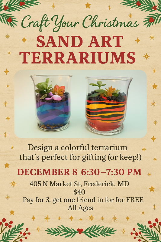 Craft Your Christmas: Sand Art Terrarium