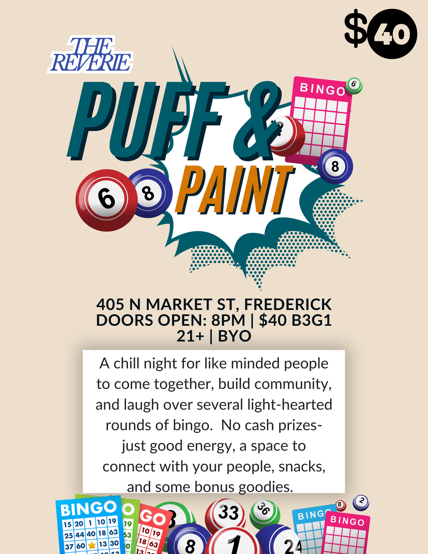 PUFF AND PAINT: BINGO