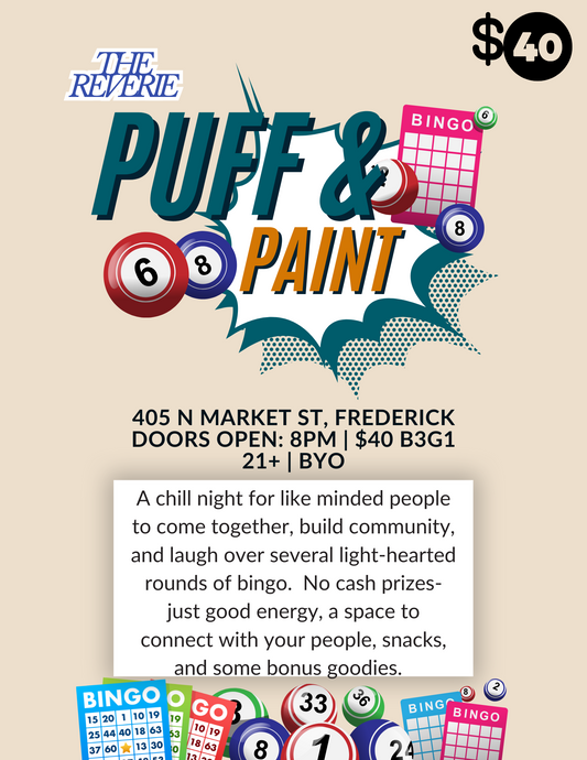 PUFF AND PAINT: BINGO